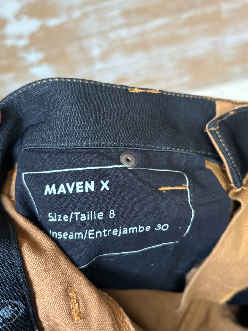 Dovetail Workwear Nwt Maven X Work Pants Saddle Brown Canvas Womens 8x30 — image 7 of 8